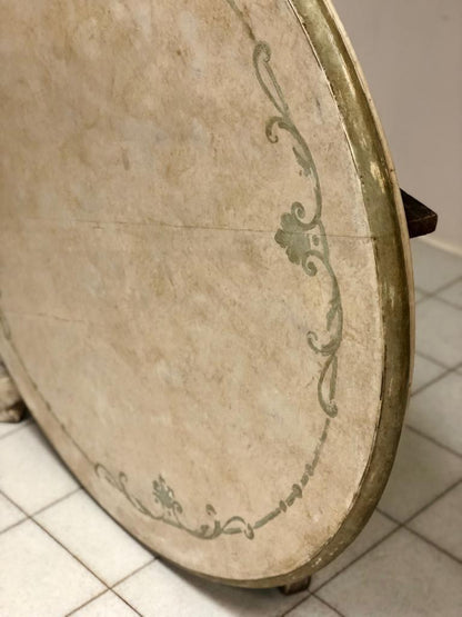 Tavolo rotondo laccato lombardo