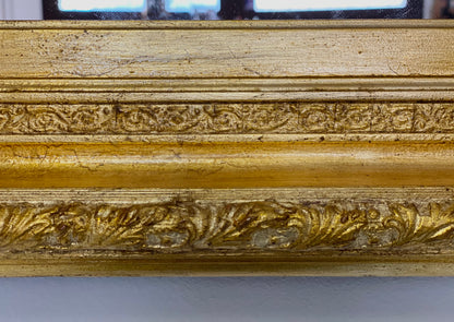Lombard mirror in carved and gilded wood, mid-19th century