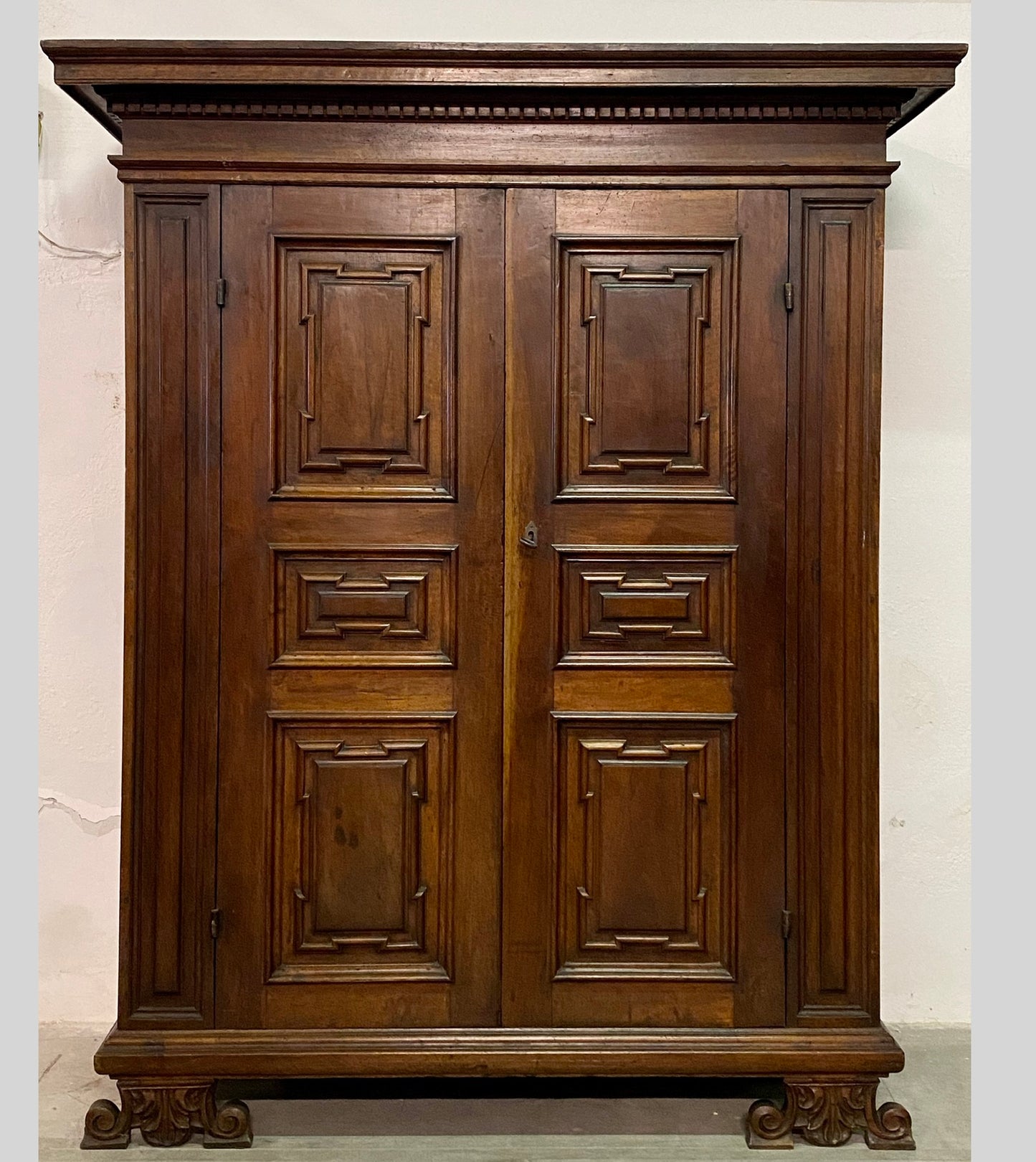 Lombard Louis XIV wardrobe. 17th century