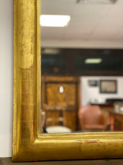 Lombard gold leaf mirror mid 19th century
