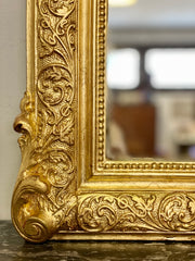 Specchiera dorata . Lombardia XIX secolo