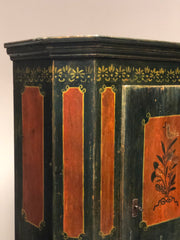 Armadio stipo laccato dipinto sudtirol inizio XIX secolo