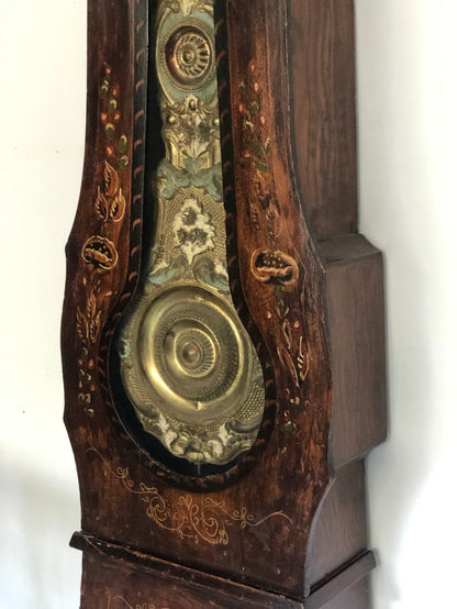Orologio a pendolo da terra . XIX secolo