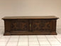 Carved Venetian Lombard chest. 17th century