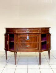 Credenza a demilune . Francia XIX secolo