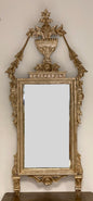Lombard Empire period mirror with silver leaf. Early 19th century