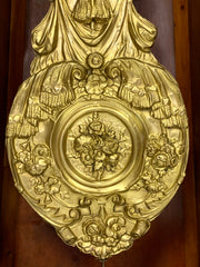 Orologio a colonna pendolo metà XIX secolo . Restaurato funzionante