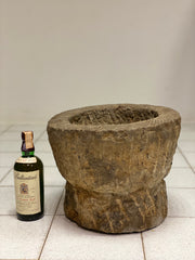 Vaso mortaio pietra granito XIX secolo