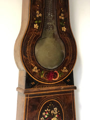 Orologio a pendolo a colonna . Funzionante. XIX secolo