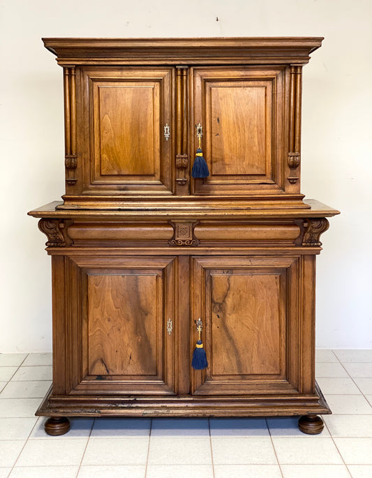 Double body walnut sideboard. 18th century
