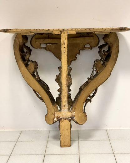 Drop console. Lombardy 19th century