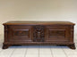 Chest carved in Lombard walnut from Brescia. Early 17th century