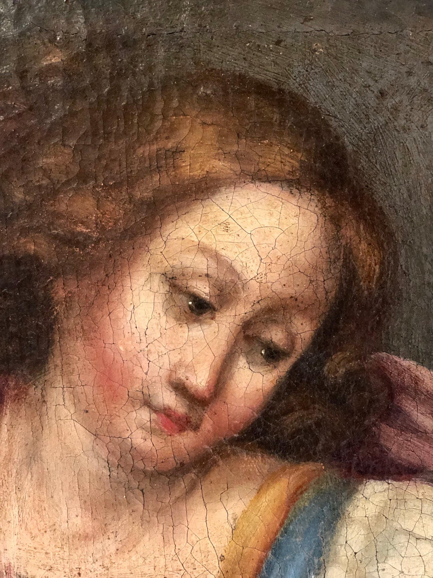 Olio su tela. XVII secolo