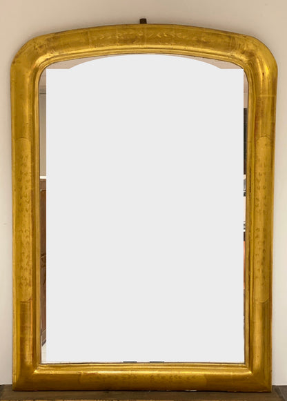 Lombard gold leaf mirror mid 19th century
