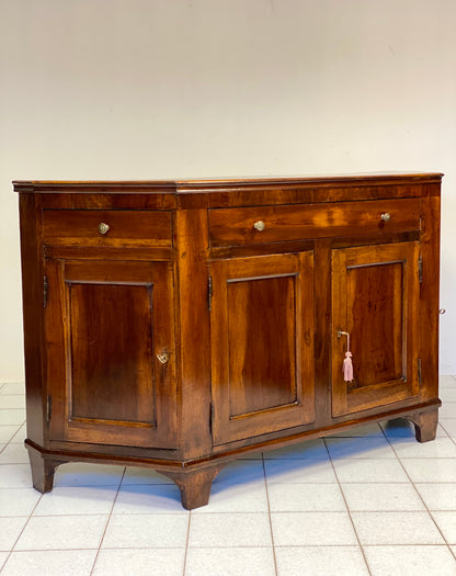 Credenza scantonata epoca direttorio . Inizio XIX secolo