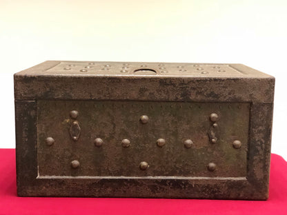 18th century iron studded travel safe
