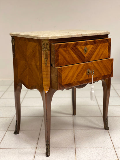 Small Napoleon III chest of drawers, late 19th century