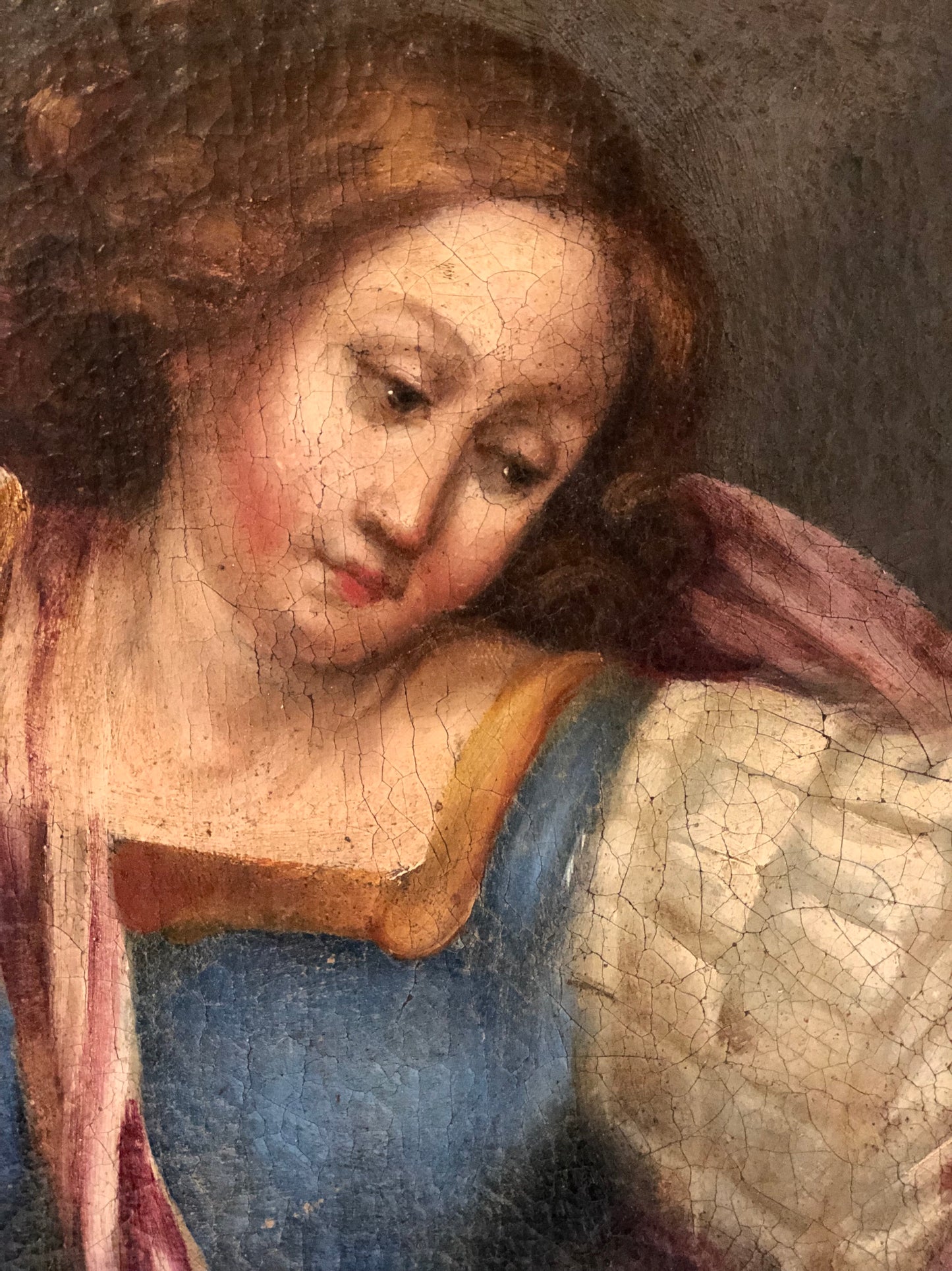 Olio su tela. XVII secolo