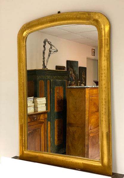 Lombard gold leaf mirror mid 19th century