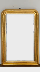 Specchiera lombarda oro zecchino . XIX secolo ( restaurata )