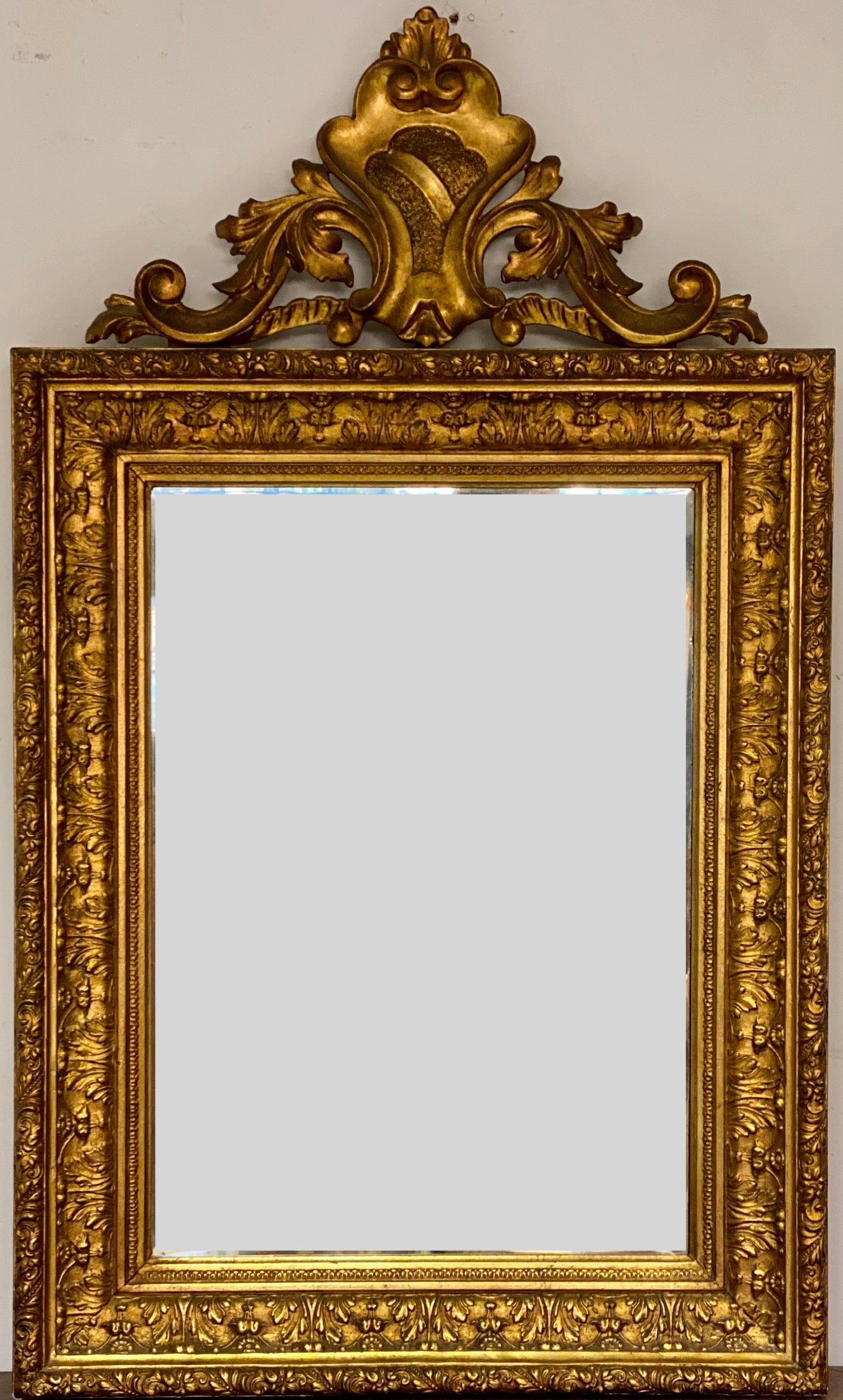 Specchiera in legno dorato XIX secolo