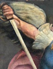 Olio su tela. XVII secolo