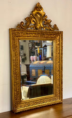 Specchiera in legno dorato XIX secolo