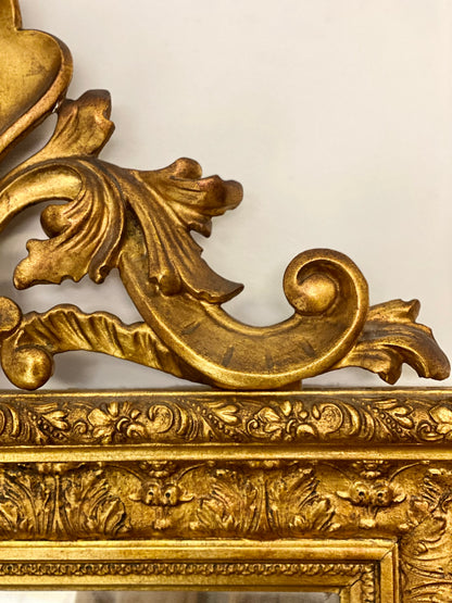 Specchiera in legno dorato XIX secolo