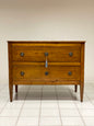 Inlaid cherry directorate chest of drawers. Lombardy, early 19th century