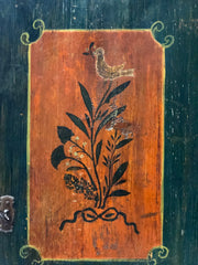 Armadio stipo laccato dipinto sudtirol inizio XIX secolo