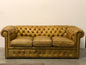 Chesterfield capittonè cuoio tre posti. Inghilterra anni 70