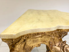 Consolle lombarda brescia Milano oro zecchino . Luigi XV