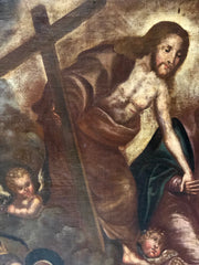 Olio su tela . Pittore fiorentino XVII secolo