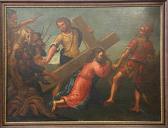 Cristo portacroce . Olio su tela XVII secolo