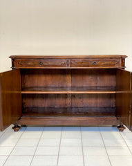 Credenza lombarda noce e radica XIX secolo ( restaurata)