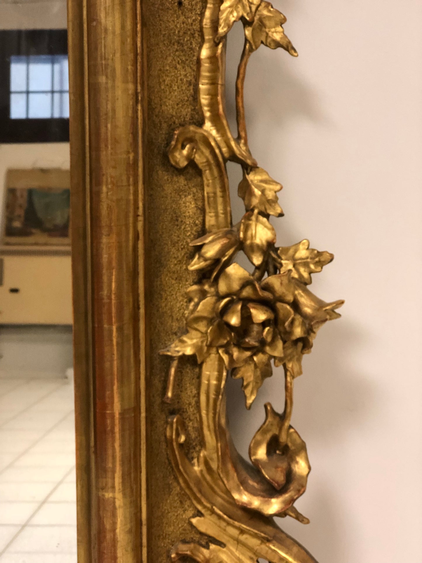 Lombard mirror Charles X. 195cm. Early 19th century